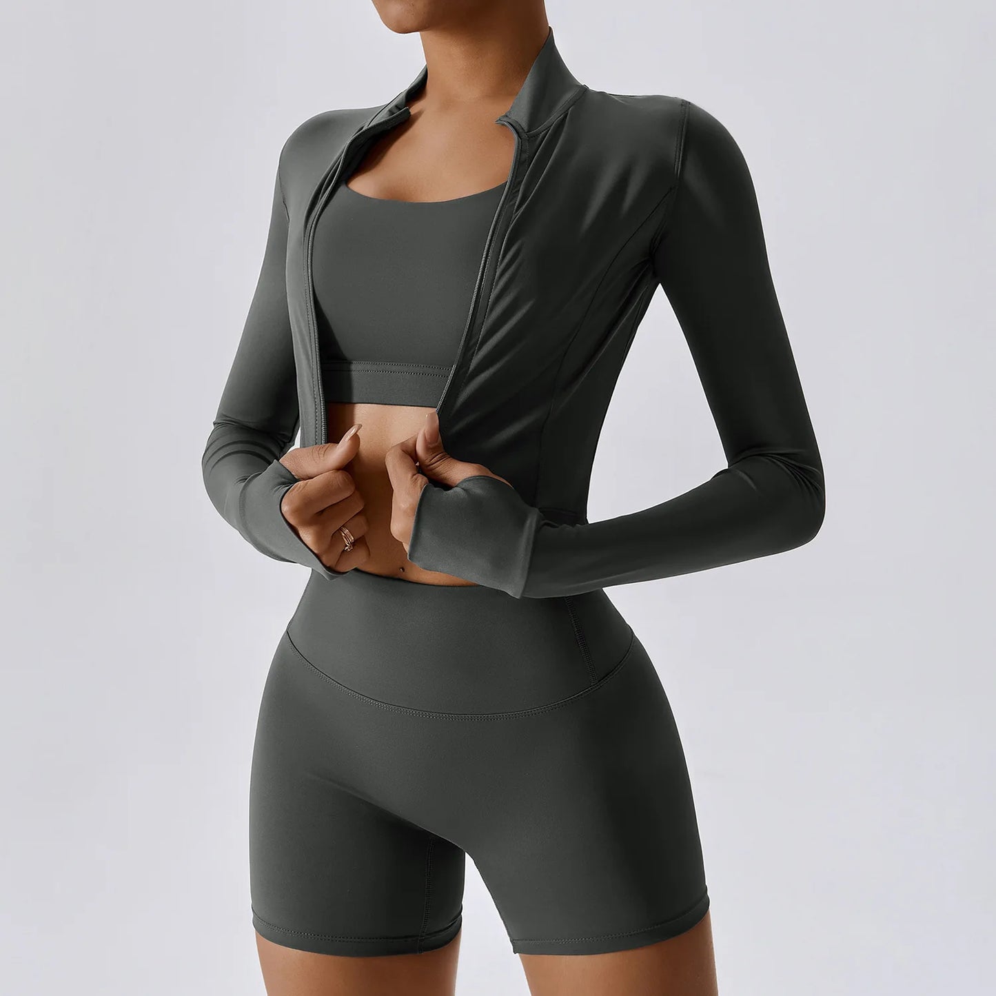 Short Set 3 pieces Long Sleeve