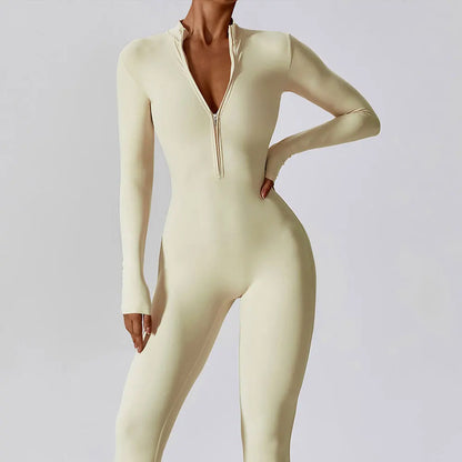 Jumpsuits Long Sleeved  Zipper