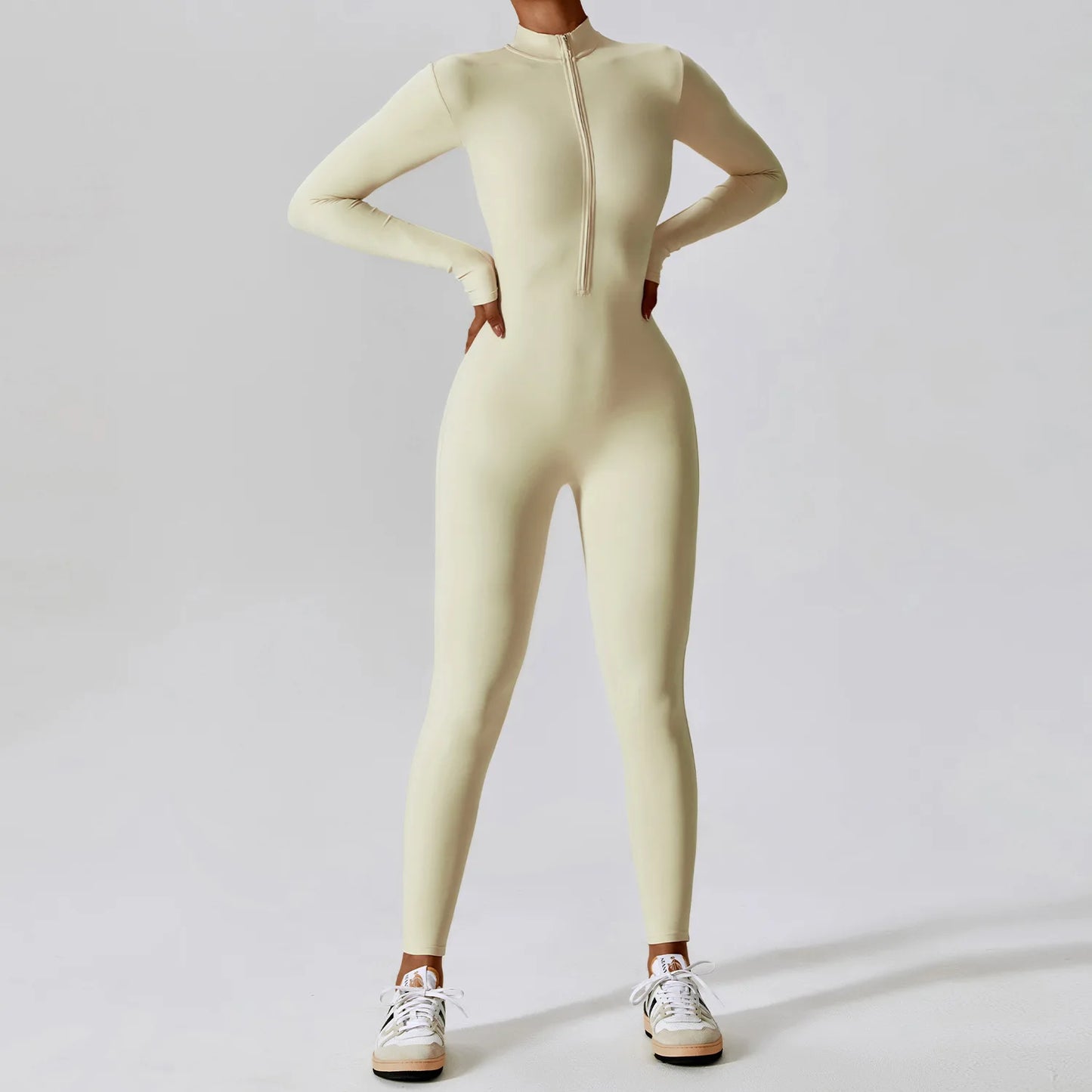Jumpsuits Long Sleeved  Zipper