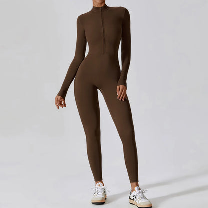 Jumpsuits Long Sleeved  Zipper
