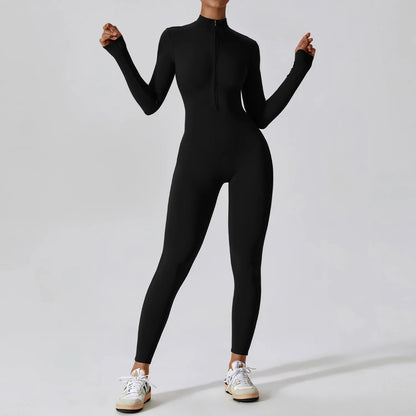 Jumpsuits Long Sleeved  Zipper